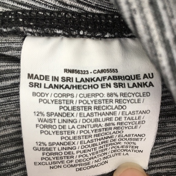 Nike Dri-Fit Gray Space Dye One Legend Full Length Leggings Women’s Size Medium - Picture 12 of 13